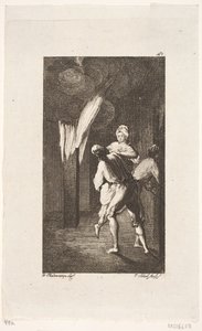 Titelvignette zu Smollett "Peregrine Pickles Abenteuer" von Georg Christian Schule