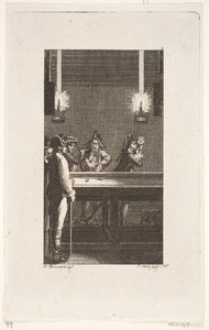 Titelvignette zu Smollett "Peregrine Pickles Abenteuer" von Georg Christian Schule