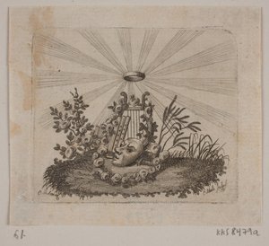 Vignette zu J. H. Wessels "Samtlige skrifter" von Georg Christian Schule