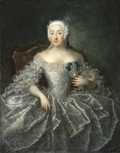 Porträt der Gräfin Varvara Alexeyevna Sheremetyeva 1711-1767 von Georg Christoph Grooth