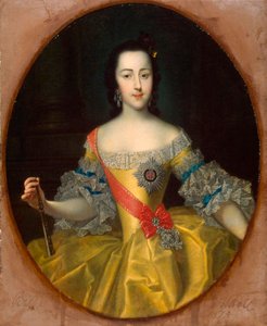 Porträt der Großherzogin Ekaterina Alekseyevna von Georg Christoph Grooth