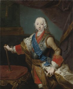 Porträt des Zaren Peter III. von Russland 1728-1762 von Georg Christoph Grooth