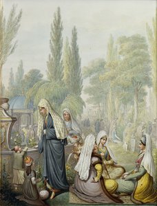 Auf dem Friedhof
