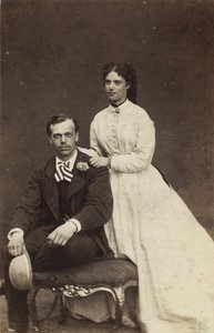 Großherzog Alexander Alexandrowitsch von Russland und Prinzessin Dagmar von Dänemark, 1866