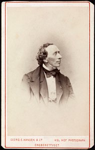 Porträt von Hans Christian Andersen