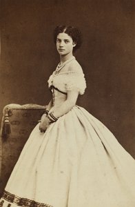 Porträt der Prinzessin Dagmar von Dänemark 1847-1928, 1866 von Georg Emil Hansen