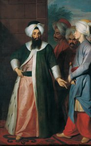 Kozbekçi Mustafa Ağa und sein Gefolge von Georg Engelhard Schröder