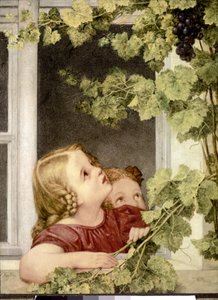 Kind am Fenster, ca. 1843