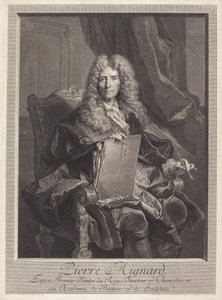 Pierre Mignard von Georg Friedrich Schmidt after Hyacinthe Rigaud