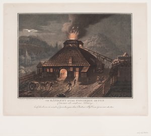 Ein Eisenwerkgebäude von Georg Haas