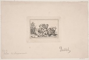 Eine Bauernschlägerei von Georg Haas