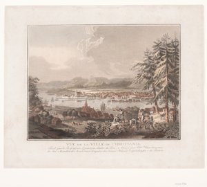 Blick über die Stadt Kristiania