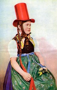 Eine Waldjungfrau in ihrem Sonntagskleid, 1922 von Georg Haeckel