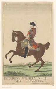 Reiterporträt von Friedrich Wilhelm II., König von Preußen