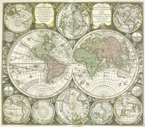 Weltkarte, 1744