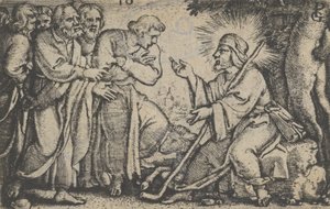 Christus spricht zu den Jüngern, aus Die Geschichte von Christus, 1534-35