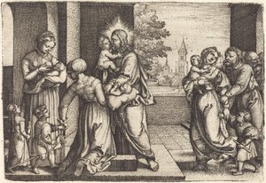 Christus umgeben von Kindern