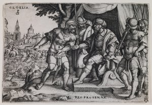 Cloelia und der etruskische König Porsenna, ca. 1536-37