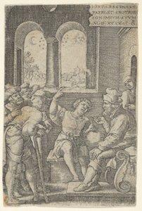 Joseph beschreibt seinen Traum, aus Die Geschichte von Joseph, 1544 von Georg Pencz