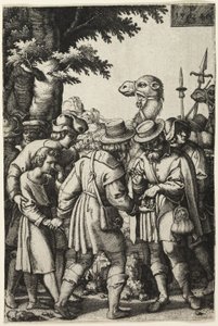 Joseph wird von seinen Brüdern verkauft von Georg Pencz