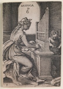 Musica, aus der Serie „Die Freien Künste“
