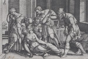 Selbstmord der Lucretia, aus Szenen aus der römischen Geschichte