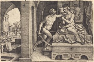 Tarquin und Lucretia von Georg Pencz