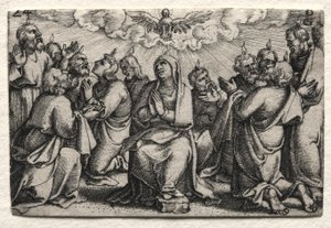 Das Leben Jesu Christi: Der Abstieg des Heiligen Geistes von Georg Pencz