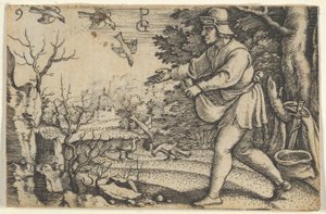 Das Gleichnis vom Sämann, aus Die Geschichte Christi, 1534-35