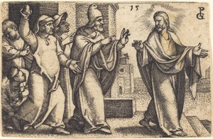 Die Pharisäer wollen Christus steinigen