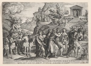 Der Triumph der Liebe, aus Der Triumph von Petrarca von Georg Pencz