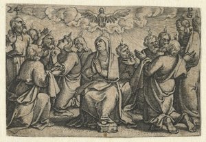 Ausgießung des Heiligen Geistes von Georg Pencz