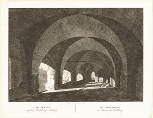 Die Halle auf dem Heidelberger Schloss von Georg Primavesi, after Peter Speeth