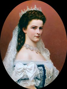 Porträt von Kaiserin Elisabeth von Österreich (Sissi) (1837 - 1898)