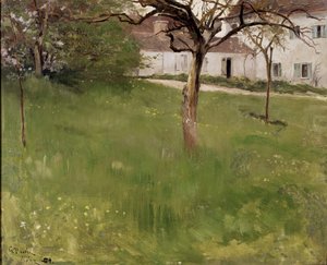 Ein Garten in Grez von Georg Vilhelm Pauli