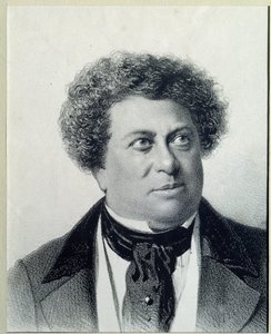 Porträt des Autors Alexandre Dumas von Georg Wilhelm Timm