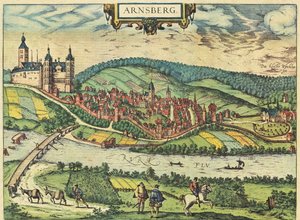 Arnsberg von Georg and Hogenberg Franz (1535 90) Braun