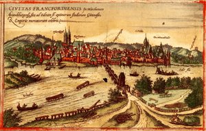 Frankfurt an der Oder von Georg and Hogenberg Franz (1535 90) Braun