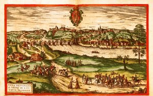 Grodno, Polen von Georg and Hogenberg Franz (1535 90) Braun