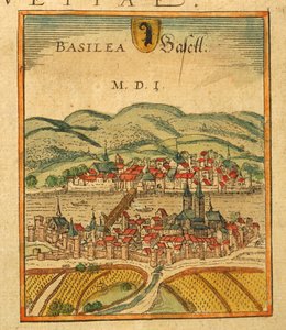 Karte von Basel aus 