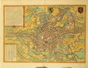 Karte von Gent, Gand aus 