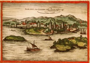 Poreč, Kroatien von Georg and Hogenberg Franz (1535 90) Braun