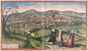 Cluj-Napoca, Rumänien (Gravur) von Georg Braun and Hogenberg Franz