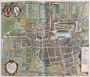 Den Haag, Niederlande (Gravur) von Georg Braun and Hogenberg Franz