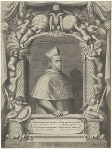 Porträt von Albrecht, Erzherzog von Österreich, im Kardinalsgewand von Georg van de Velden