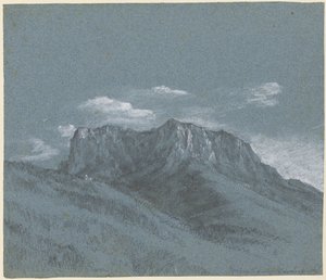 Der Rauschberg, um 1800 von Georg von Dillis