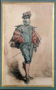 Männliche Figur in historischer Kleidung von George Sand