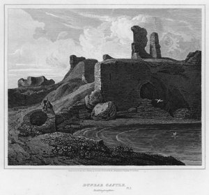 Dunbar Castle, Haddingtonshire (Gravur)