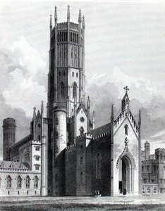 Fonthill Abbey von Nordwesten, 