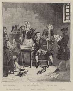 Illustration für Jack Sheppard von George (after) Cruikshank
